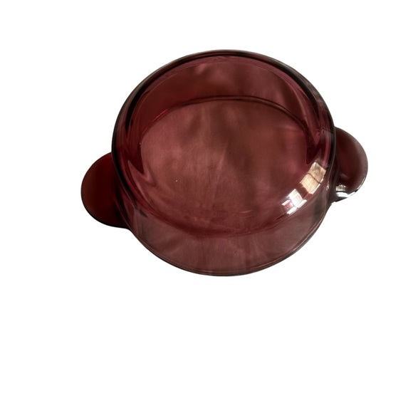 CORNING VISION USA CRANBERRY 1Q CASSEROLE 1174 - Picture 2 of 8